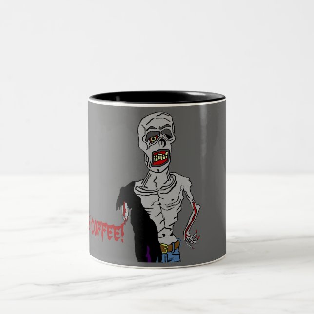 "I need my coffee" Zombie mug (Center)