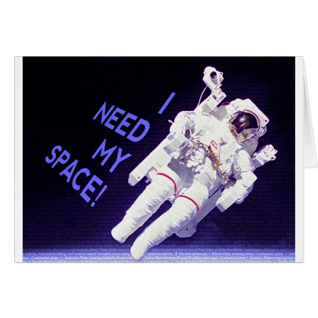 I Need My Space (Front Horizontal)