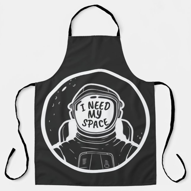 I NEED SPACE APRON (Front)