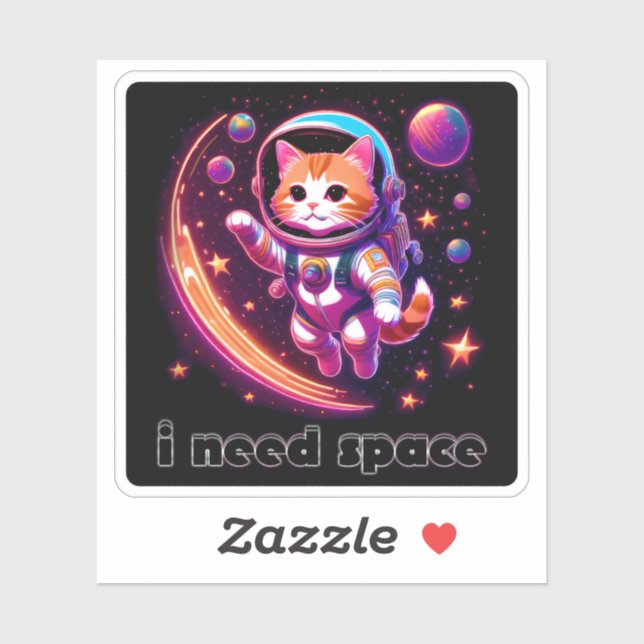 I Need Space Cat (Sheet)