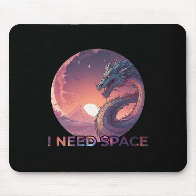 I Need Space Sticker  Mouse Pad (Front)