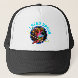 I NEED SPACE TRUCKER HAT