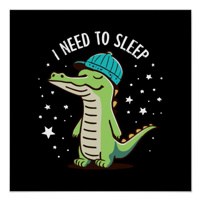 i need to sleep poster (Front)
