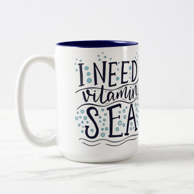 I Need Vitamin Sea Mug (Left)