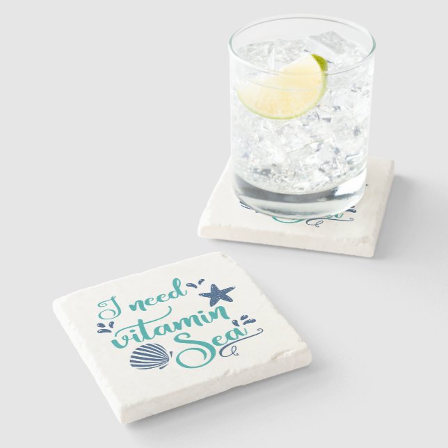 i need vitamin sea stone coaster (Side)
