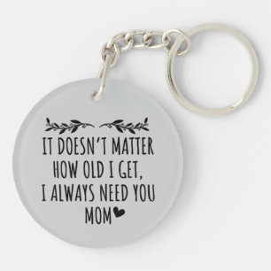 I Need You Keychain – Gifts for Mom Personalized