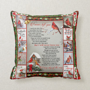 I Never Left You Christmas Cardinal Nice Gift Cushion