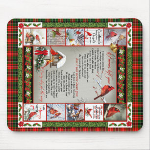 I Never Left You Christmas Cardinal Nice Gift Mouse Pad