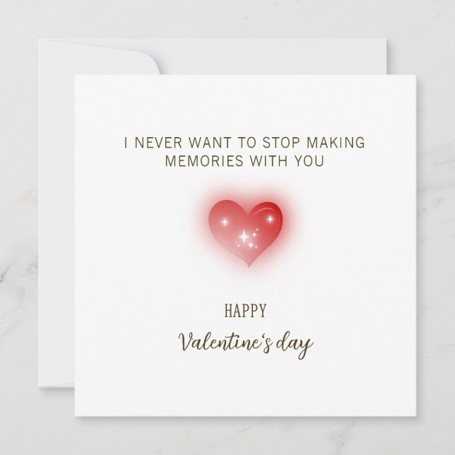 I Never Want to Stop Making Memories With You (Front)