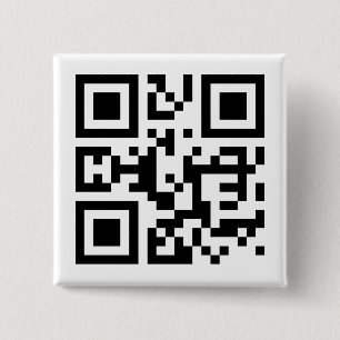 I❤NY -- QR Code 15 Cm Square Badge