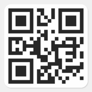 I❤NY -- QR Code Square Sticker