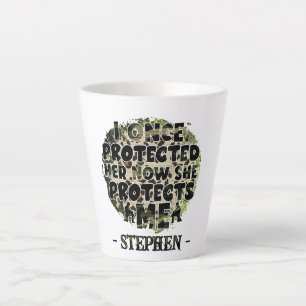I Once Protected Her, Now She Protects Me Latte Mug