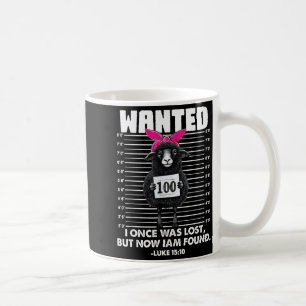I Once Was Lost But Now I Am Found Christian Jesus Coffee Mug