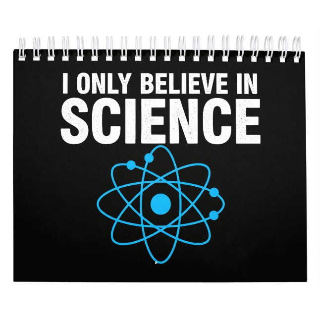 I Only Believe In Science Funny Science Lover Mini Calendar (Cover)