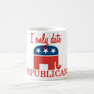 I Only Date Republicans Coffee Cup