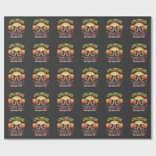 I Only Drink in Two Occasions Funny 4th of July Wrapping Paper