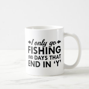 I Only Go Fishing Coffee Mug