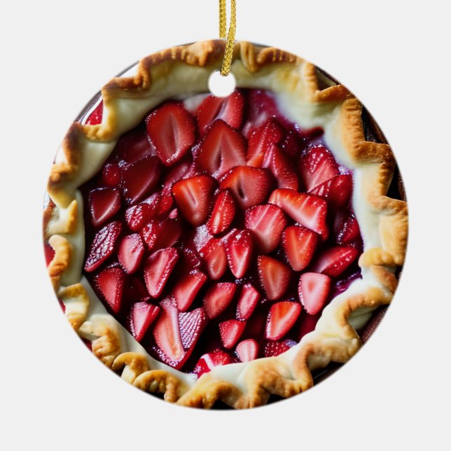 I Only Have Eyes for You  | Food Pun Humour Ceramic Ornament (Front)