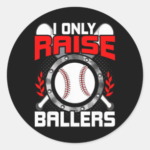 I Only Raise Llers Sell Lover Mom Dad Classic Round Sticker