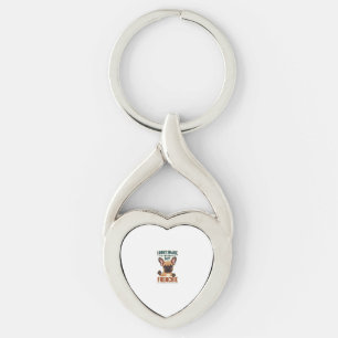 I Only Share With My Frenchie Vintage French Bulld Key Ring