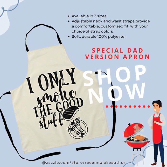 I Only Smoke the Good Stuff Apron (Creator Uploaded)