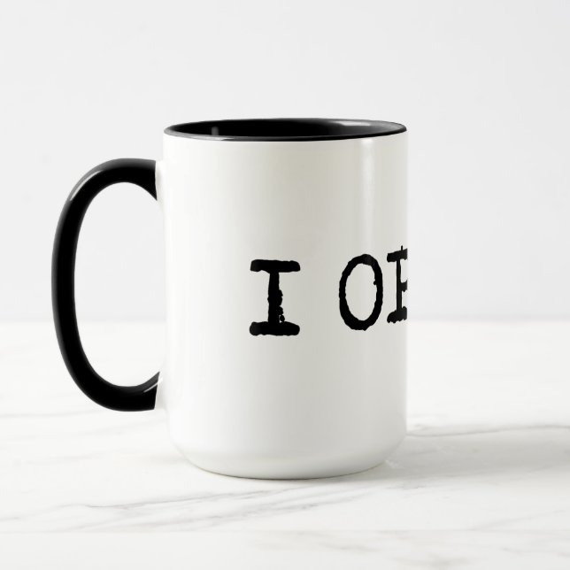 I OPT OUT T-Shirt Mug (Left)
