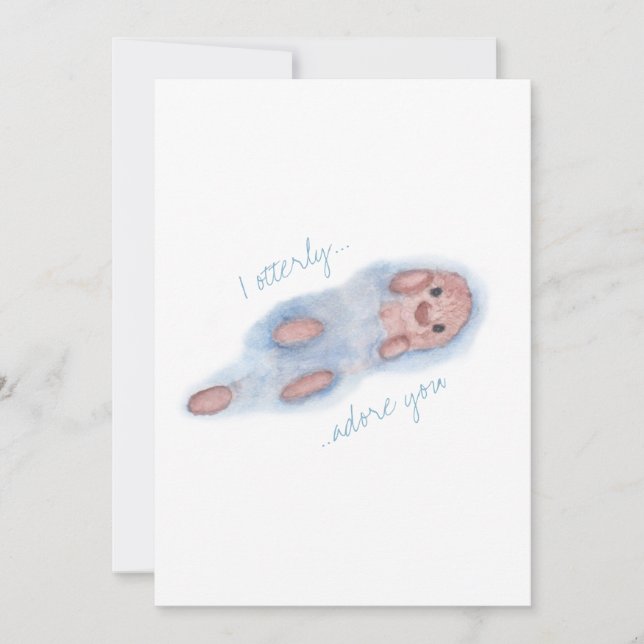 I otterly adore you card (Front)