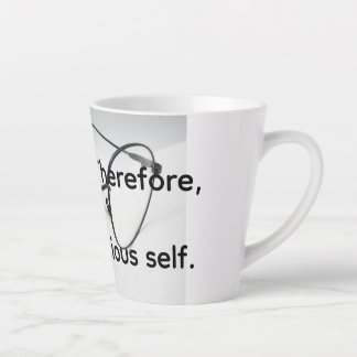 I overthink latte mug