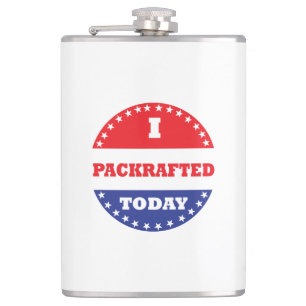 I Packrafted Today Hip Flask