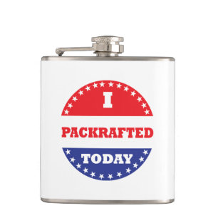 I Packrafted Today Hip Flask
