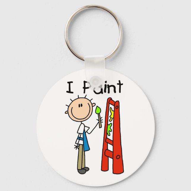 I Paint Key Ring (Front)