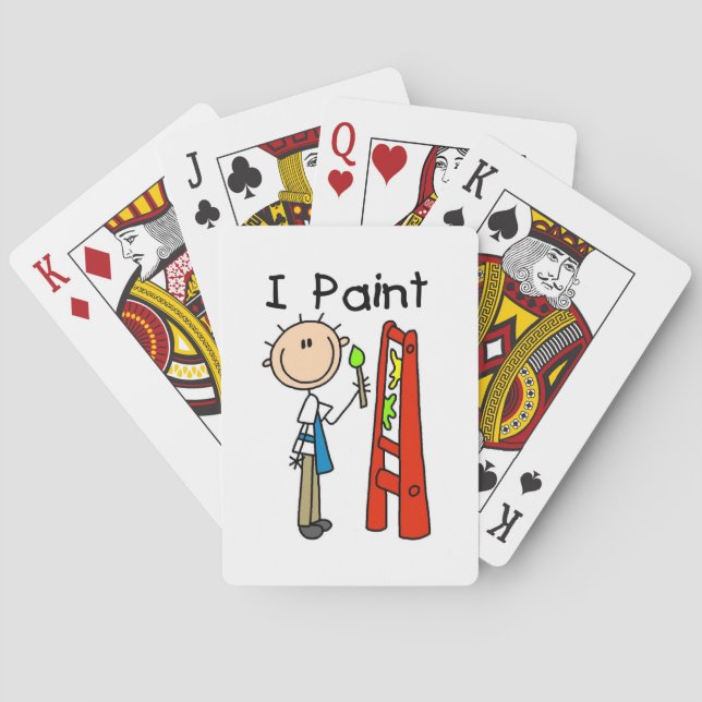 I Paint Playing Cards (Back)