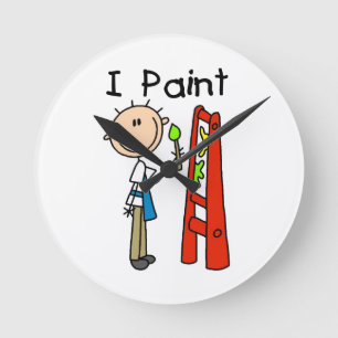 I Paint Round Clock