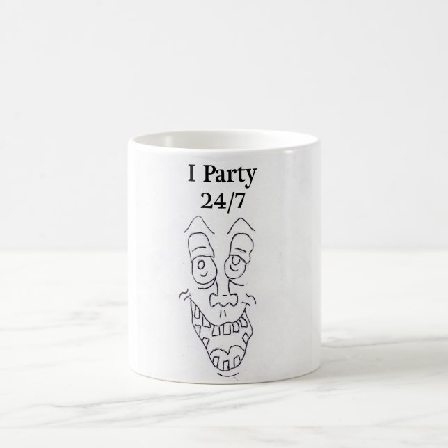 I PARTY 24/7 COFFEE MUG (Center)