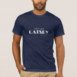 I Party With Gatsby T-Shirt<br><div class="desc">Show your love for the great Gatsby himself and tell all the world that you "party with Gatsby."</div>