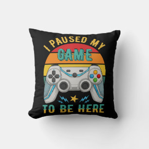 i paused my game cushion