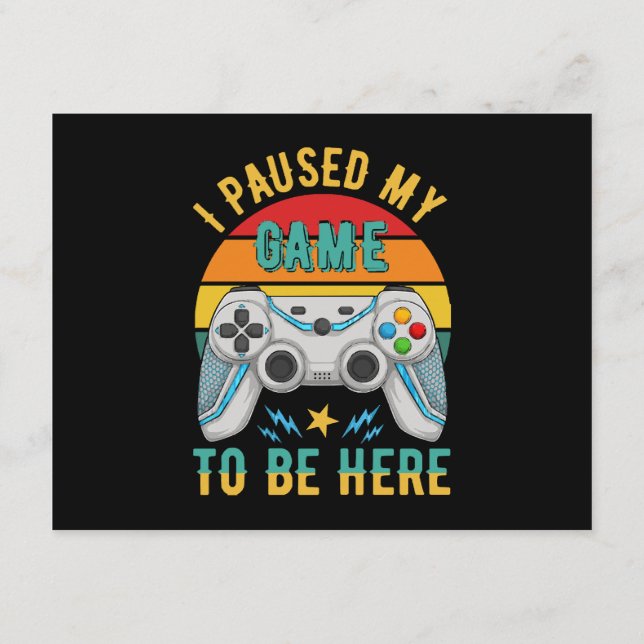 i paused my game enclosure card (Back)