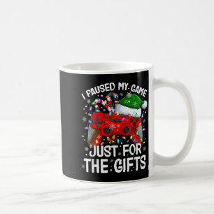 I Paused My Game For Christmas Santa Gamer Xmas Vi Coffee Mug