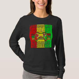 I Paused My Game To Celebrate Juneteeth Gamer Boys T-Shirt