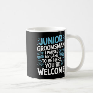I Paused My Game Wedding Party Bow Tie Cute Junior Coffee Mug
