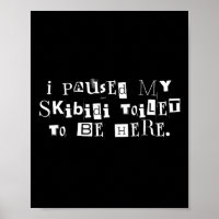 I Paused My Skibidi Toilet To Be Here Funny Uni