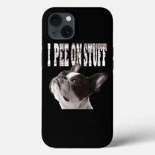 I Pee On Stuff Funny Cute French Bulldog Owners 42 iPhone 13 Case