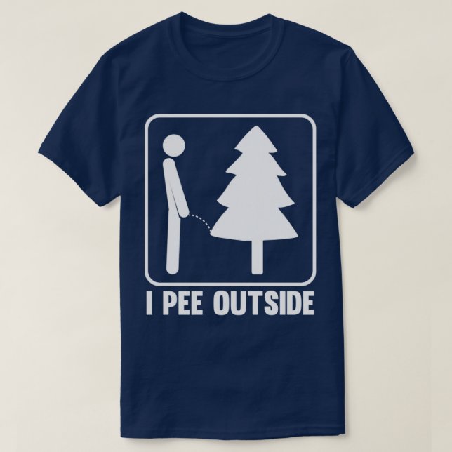 I Pee Outside Camg 10 T-Shirt (Design Front)