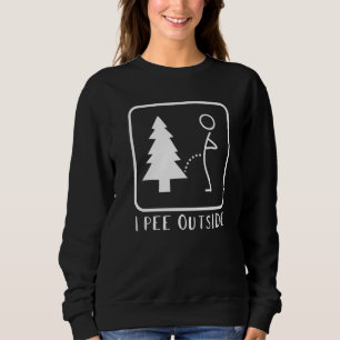 I Pee Outside Tshirt Funny Camping Premium