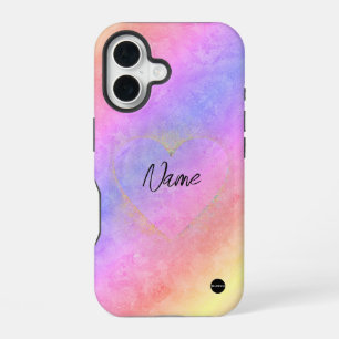I phone Case Heart Mixed Colours HAMbWG
