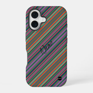 I phone Case Vertical Neon Colours HAMbWG