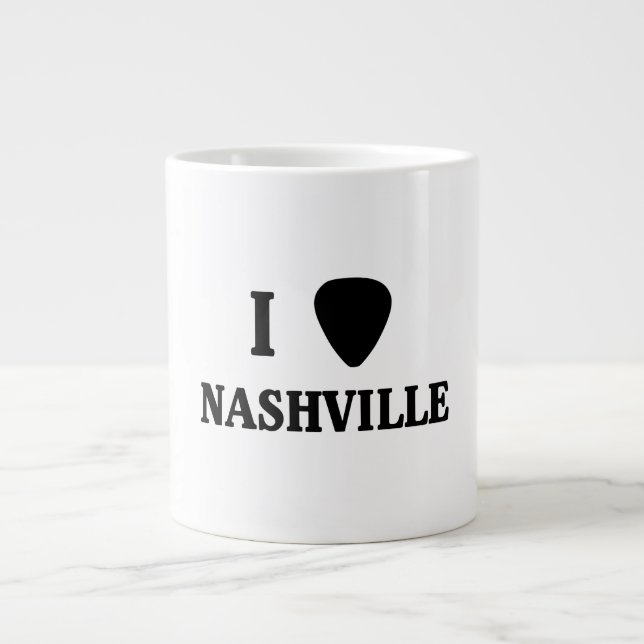 I Pick Nashville Large Coffee Mug (Front)