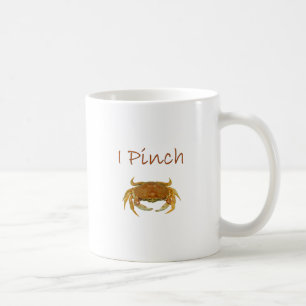 "I Pinch" Rock Crab Logo Coffee Mug