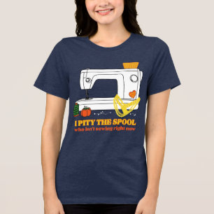 I Pity the Spool RCMQG Retreat T-Shirt Tri-Blend Shirt