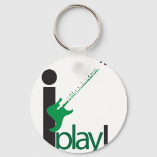 i play bass key ring